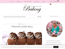 Tablet Screenshot of passionforbaking.com